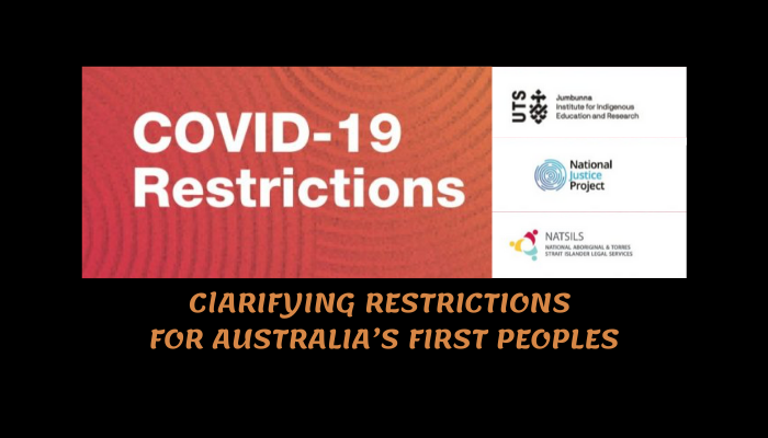 Clarifying COVID-19 Restriction for Australia’s First People