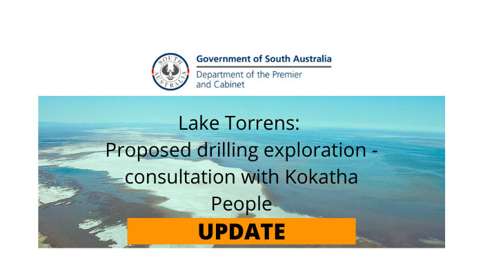 Proposed exploration drilling (Lake Torrens) – Consultation Period Extended