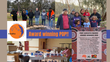 NAIDOC 2020 Award winner - Protecting our People (POP)