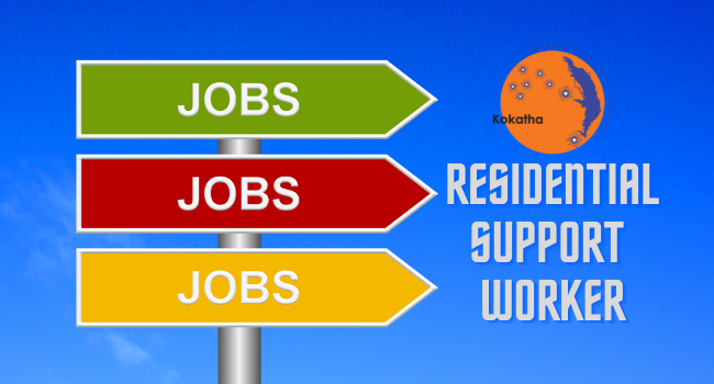 JOB ALERT: Residential Support Worker