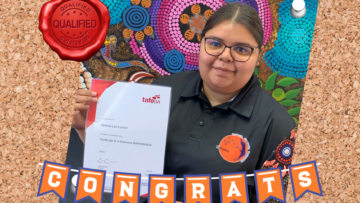 Celebrating Staff wins - Well Done Mindy