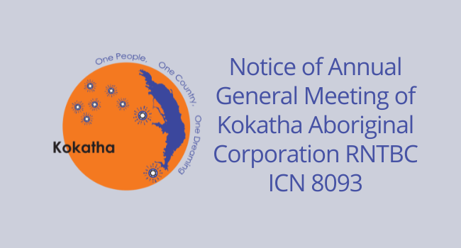 Notice of Annual General Meeting of Kokatha Aboriginal Corporation RNTBC ICN 8093