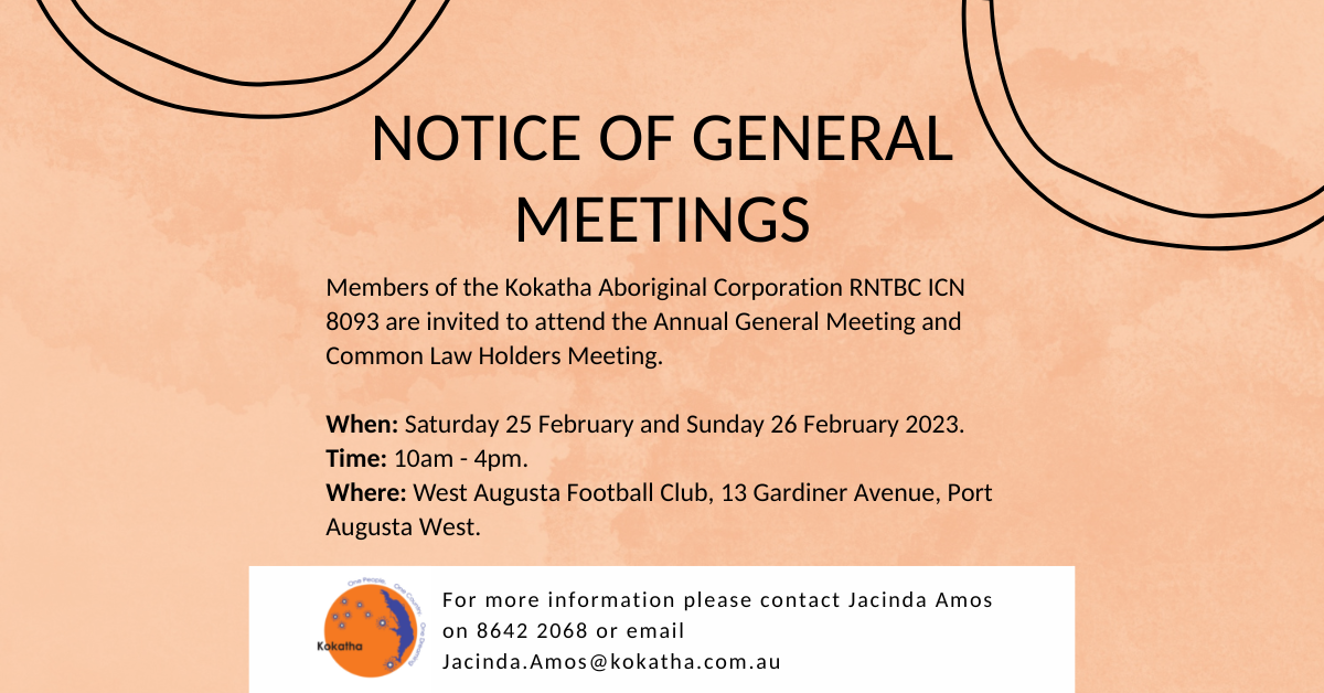 NOTICE OF AGM & CLHM