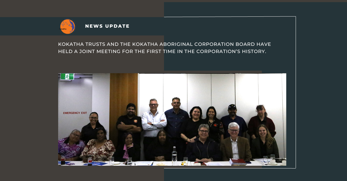 FIRST JOINT KAC TRUSTS AND BOARD MEETING