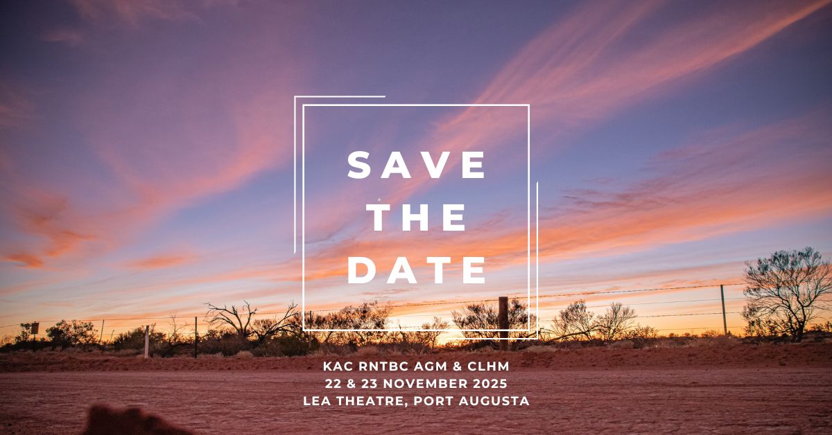 SAVE THE DATE 22 & 23 NOVEMBER KAC AGM/CLHM