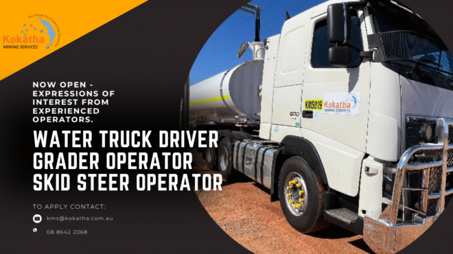 EXPRESSIONS OF INTEREST - EXPERIENCED OPERATORS WANTED