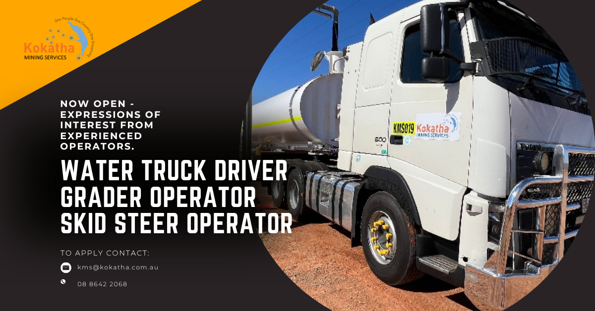 EXPRESSIONS OF INTEREST – EXPERIENCED OPERATORS WANTED
