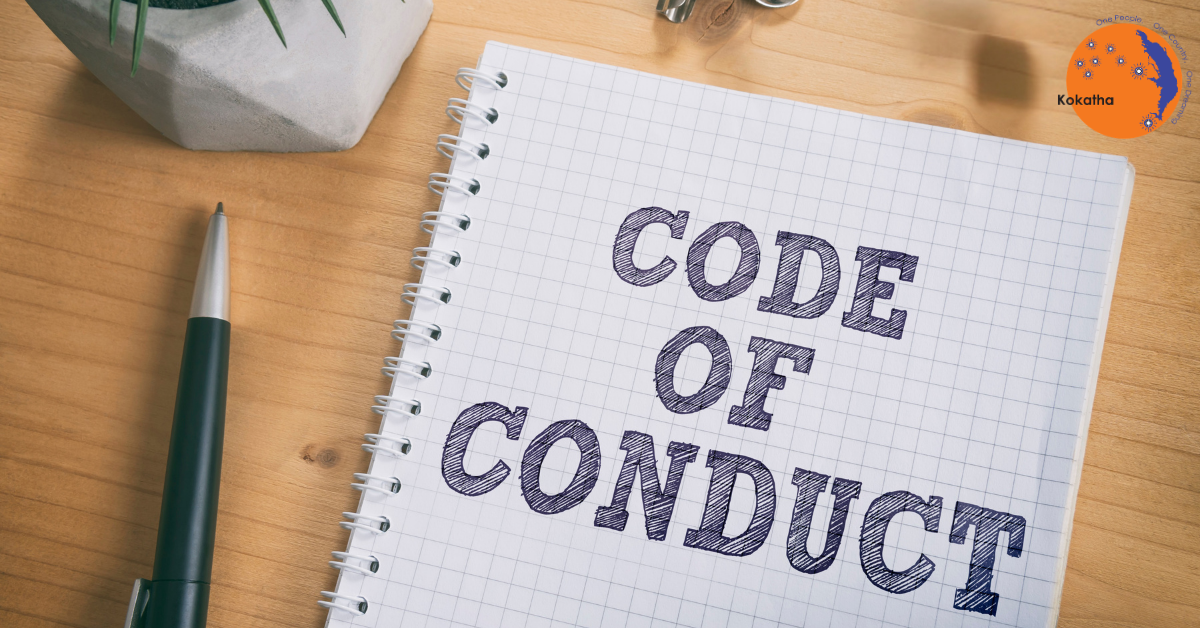 REMINDER – KAC CODE OF CONDUCT