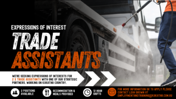 EXPRESSIONS OF INTEREST - 2 X TRADE ASSISTANTS