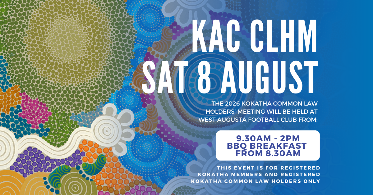 KAC COMMON LAW HOLDERS’ MEETING – 8 AUGUST