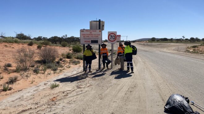 WESTERN ACCESS ROAD CLEANUP