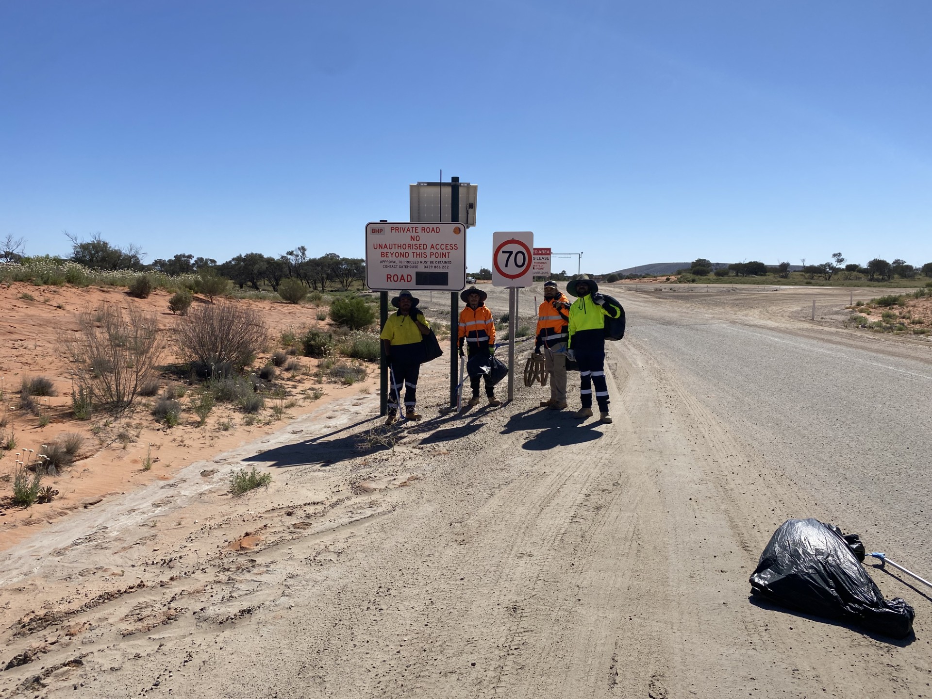 WESTERN ACCESS ROAD CLEANUP