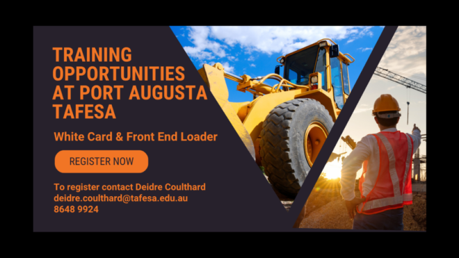 UPCOMING TRAINING OPPORTUNITIES AT TAFE