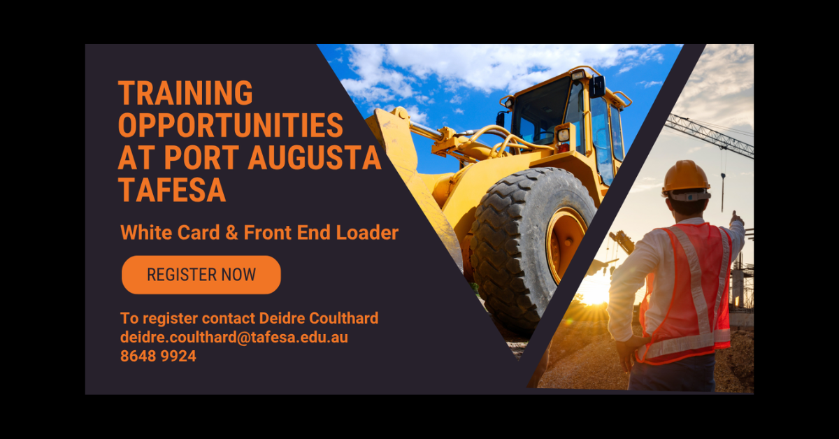 UPCOMING TRAINING OPPORTUNITIES AT TAFE