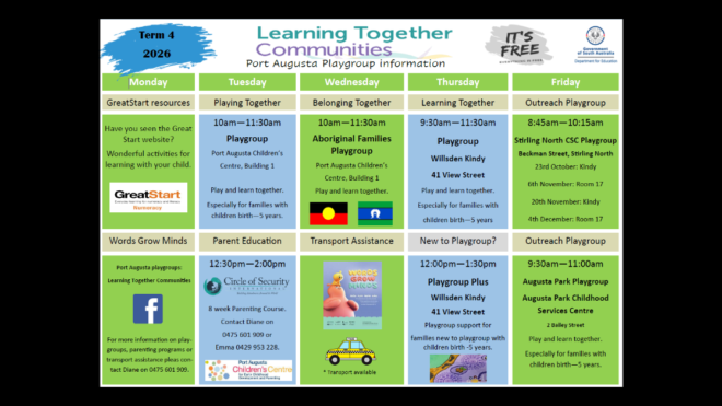 ABORIGINAL FAMILIES PLAYGROUP