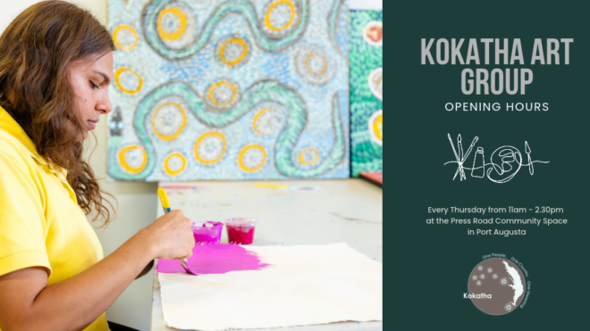 KOKATHA WEEKLY ART GROUP BACK ON